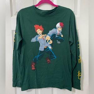 My Hero Academia Printed Long Sleeve Tee